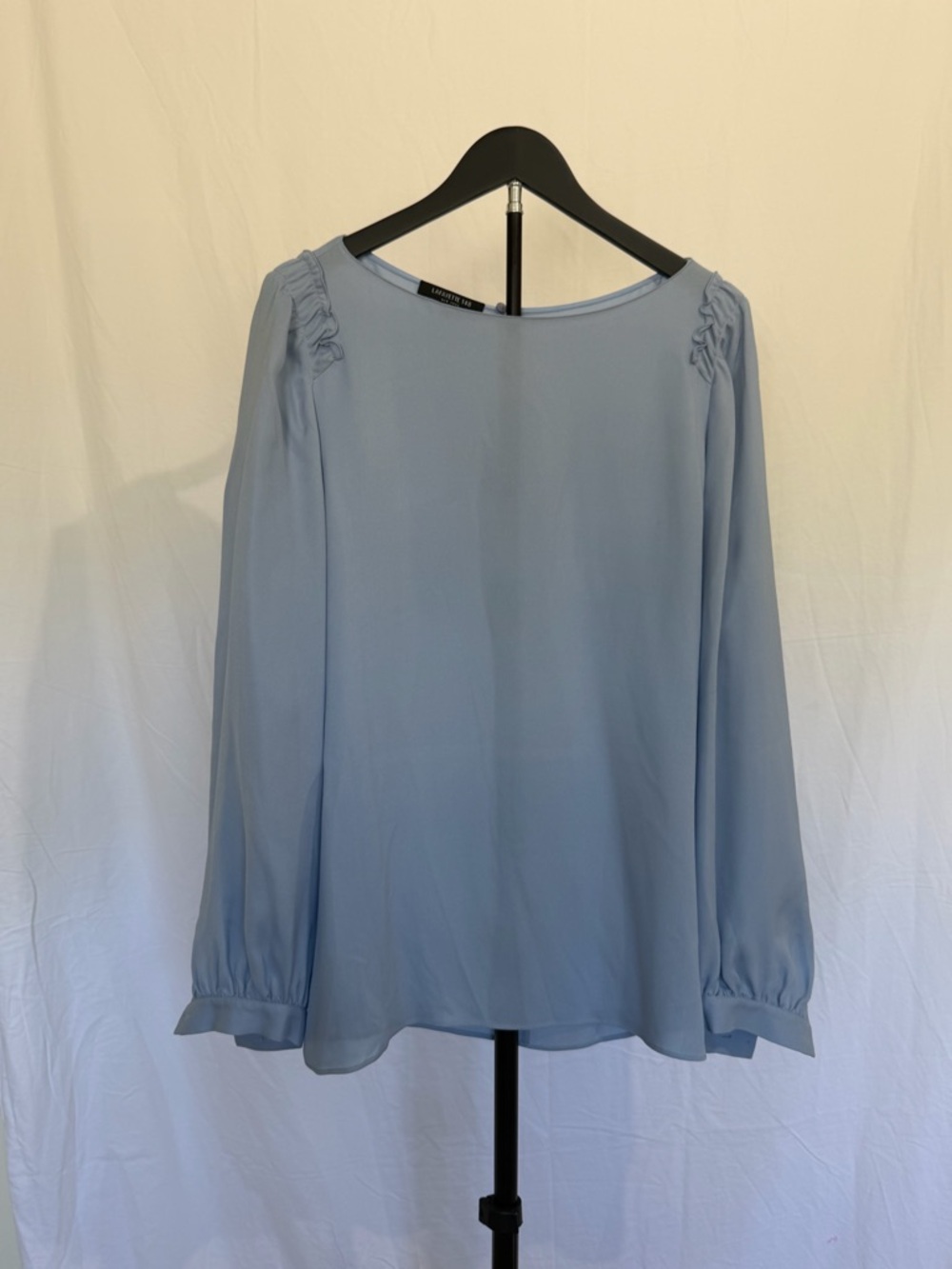 Lafayette 148 New York Albright 100% Silk Blouse | Size XL - Picture 10 of 14